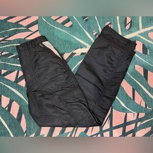 Vintage Slick Glick Creative Apparel Nylon Streetwear Zippered Rave Style Pants